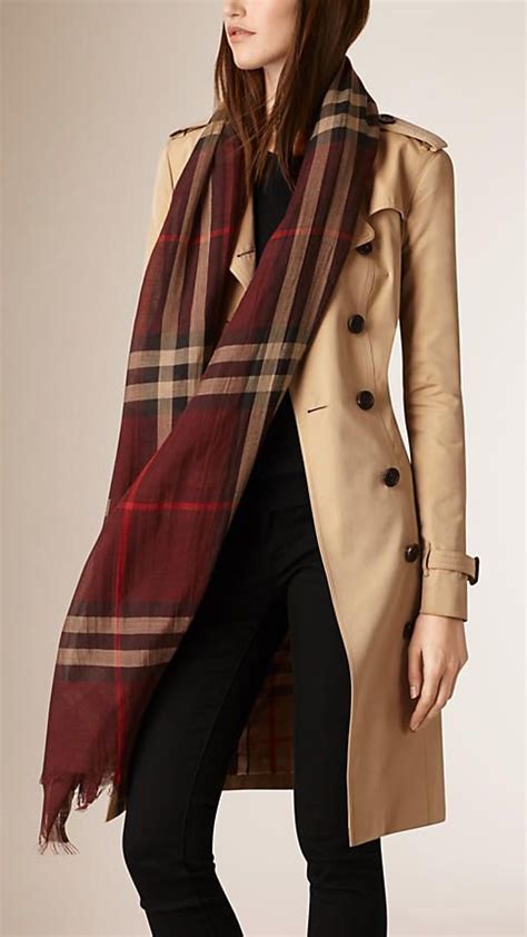 burberry claret scarf|burberry silk scarf.